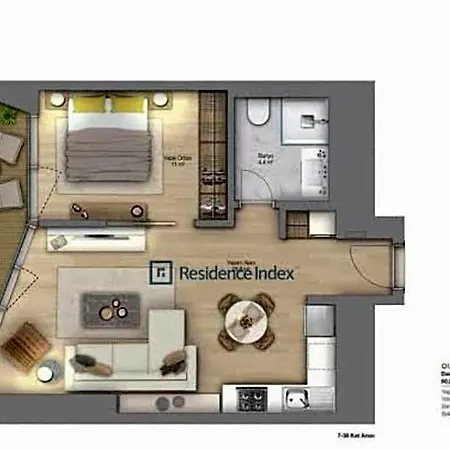 Live Lavishly Balcony 30 Floor * Istanbul